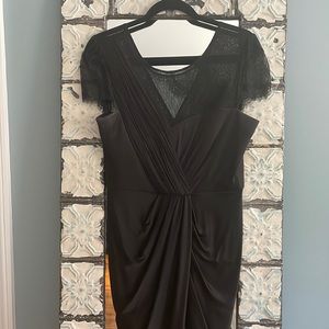 LBD BCBG black lace cocktail dress
